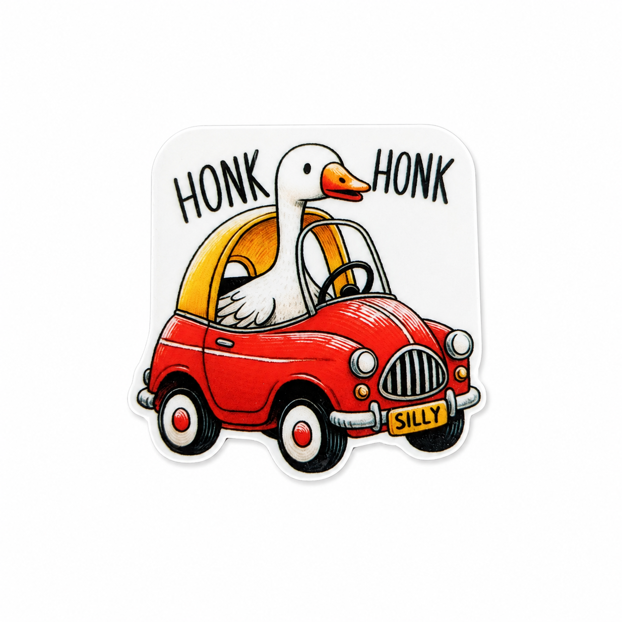 Honk Goose | Plastic Add-On - BadgeSmith