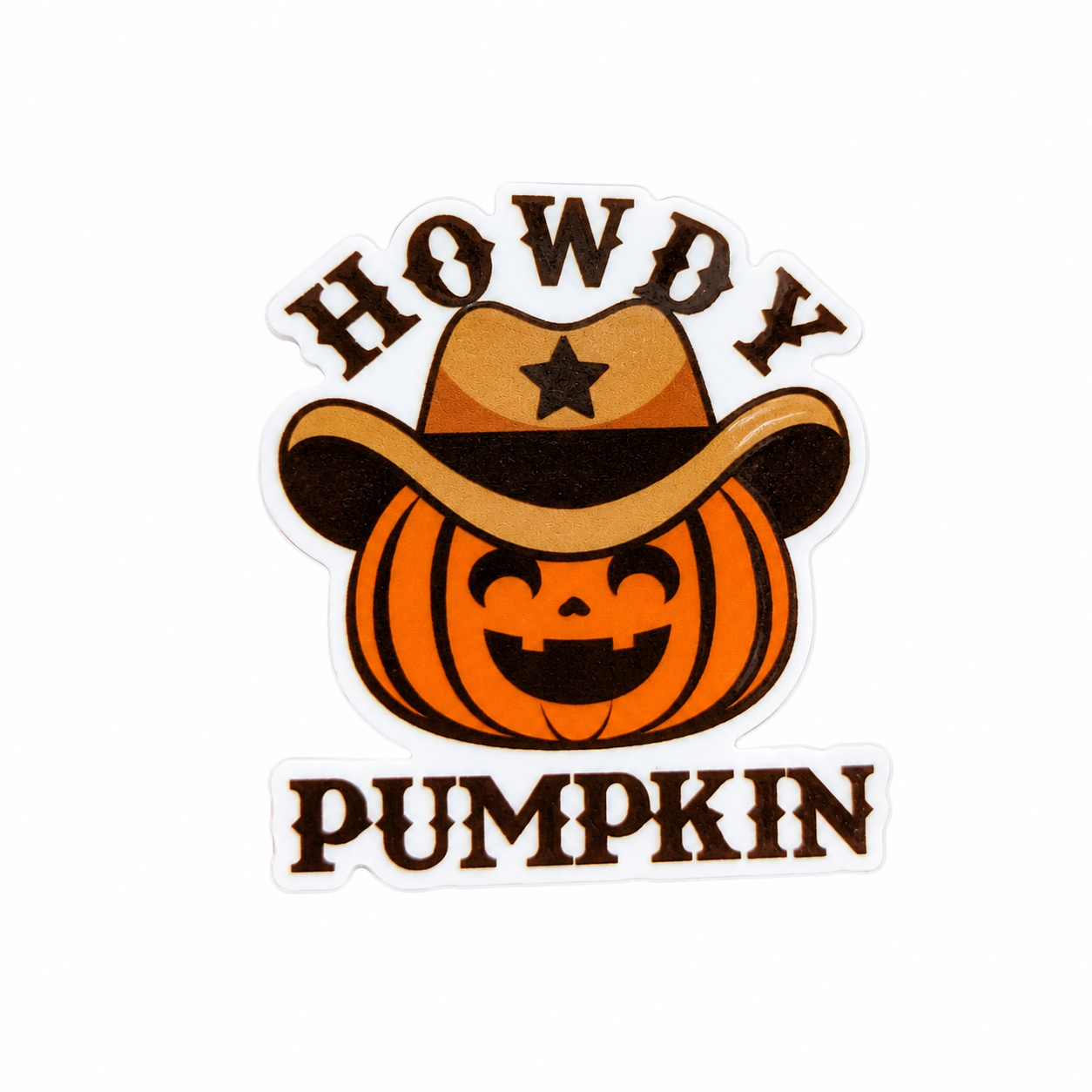 Howdy Pumpkin | Plastic Add-On - BadgeSmith