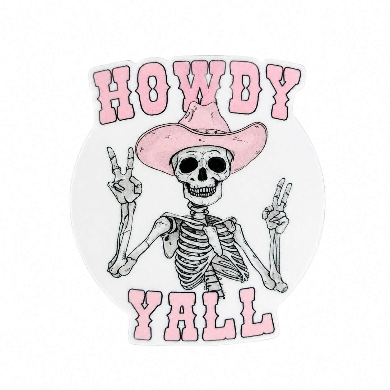 Howdy Y'all | Plastic Add-On - BadgeSmith