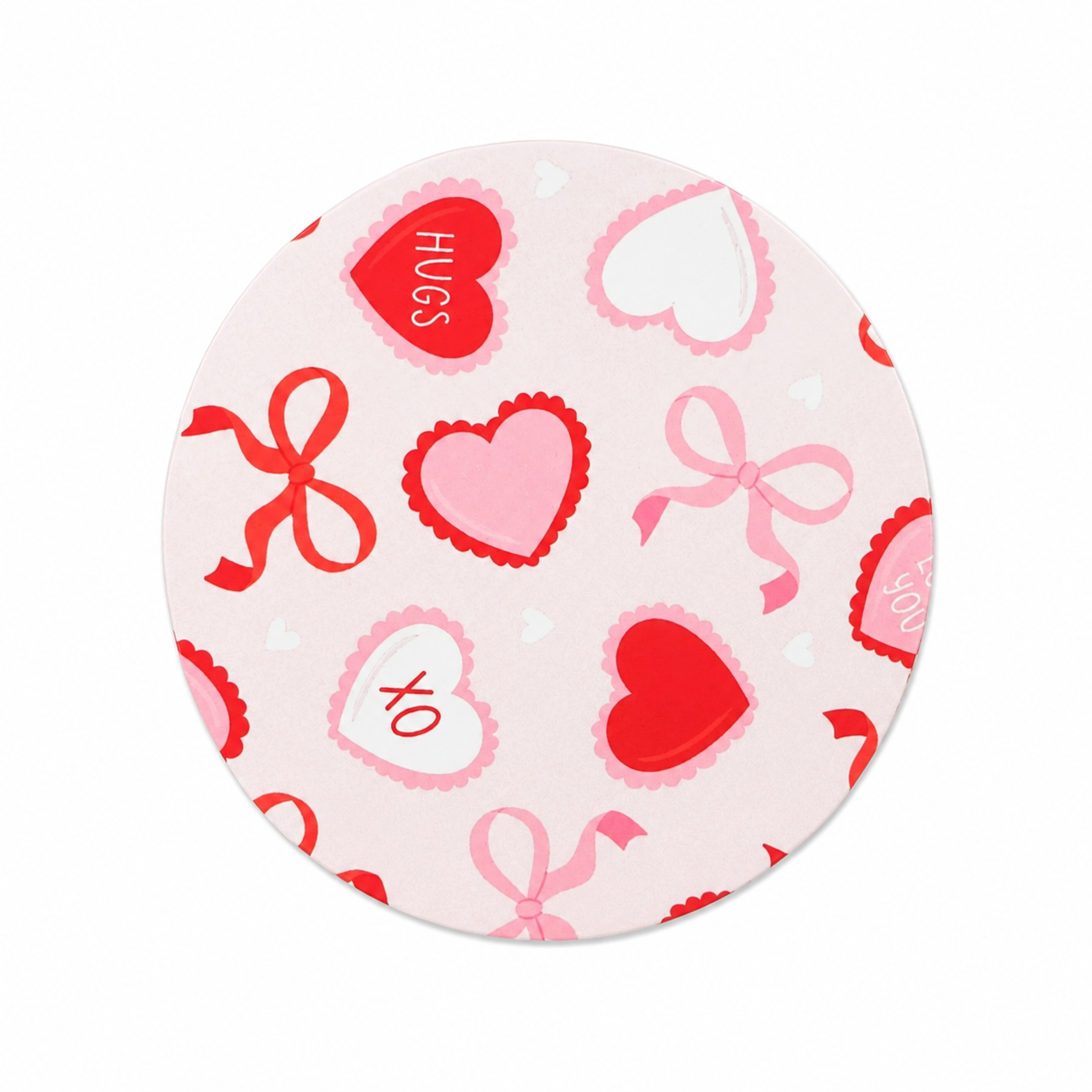 HUGS & XO Hearts | Hard Board Add-On - BadgeSmith