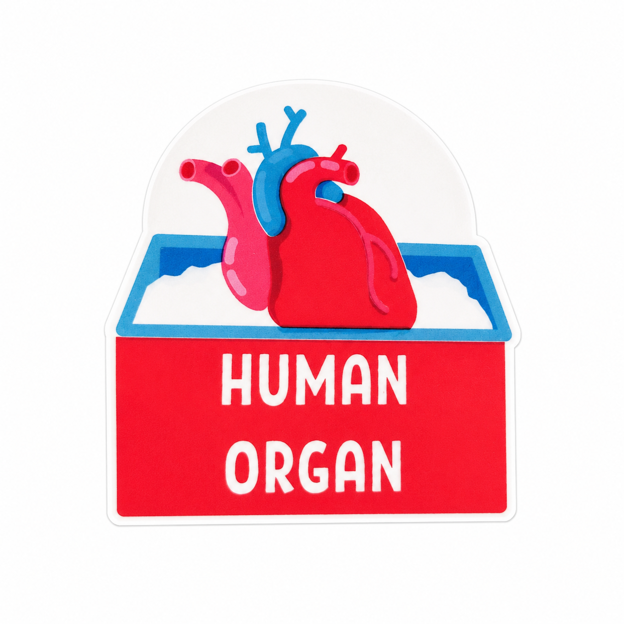 Human Organ | Plastic Add-On - BadgeSmith