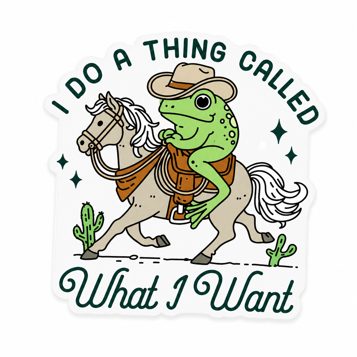 I Do A Thing Called What I Want | Plastic Add-On - BadgeSmith