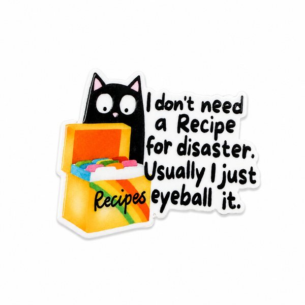 Recipe For Disaster | ID Badge Charm - BadgeSmith