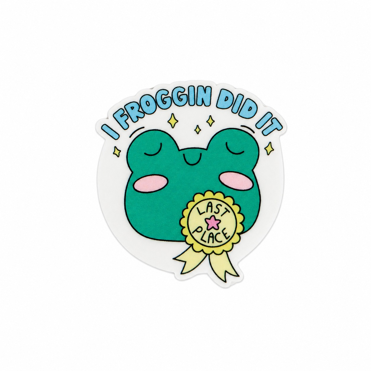 I Froggin Did It | Plastic Add-On - BadgeSmith