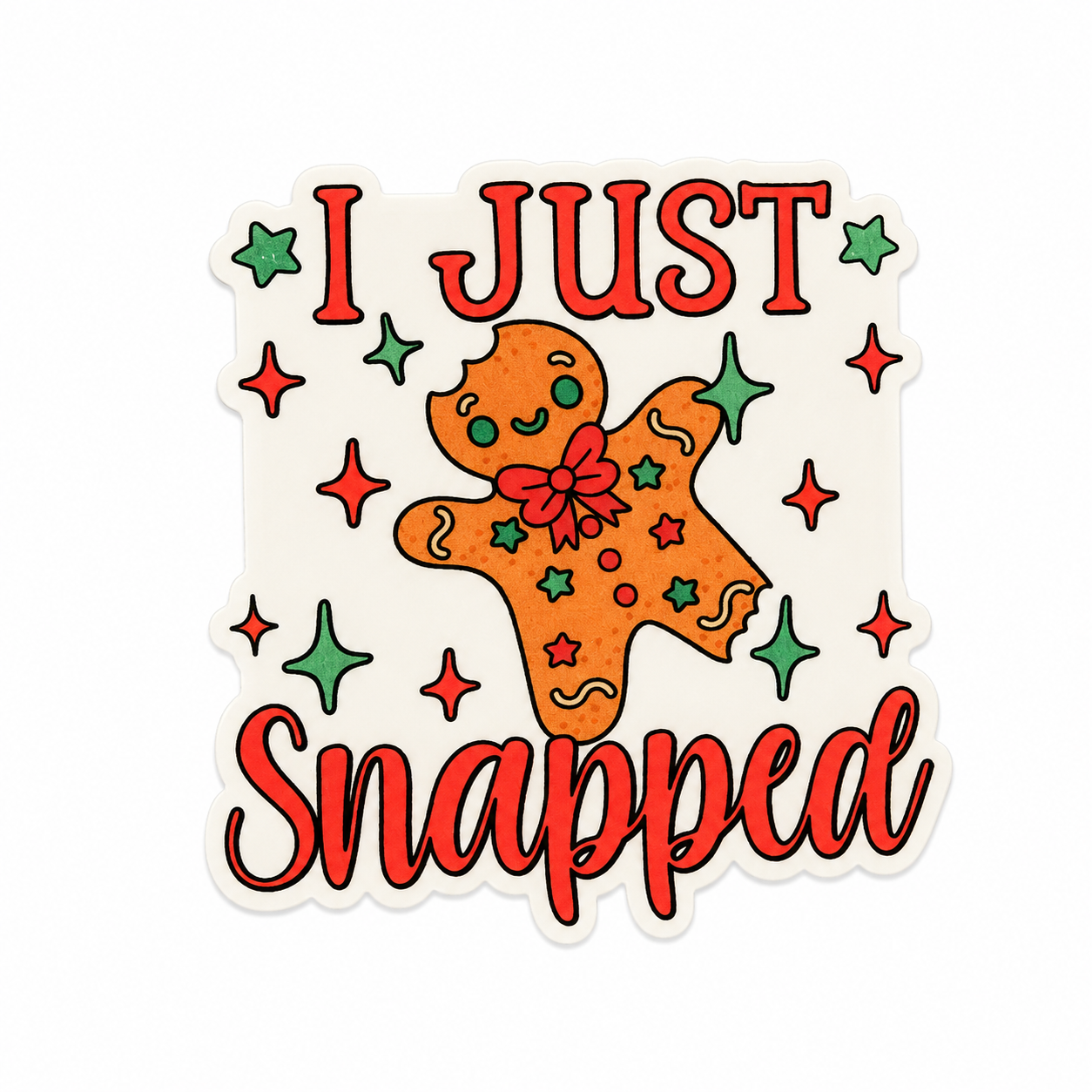 I Just Snapped | Plastic Add-On - BadgeSmith