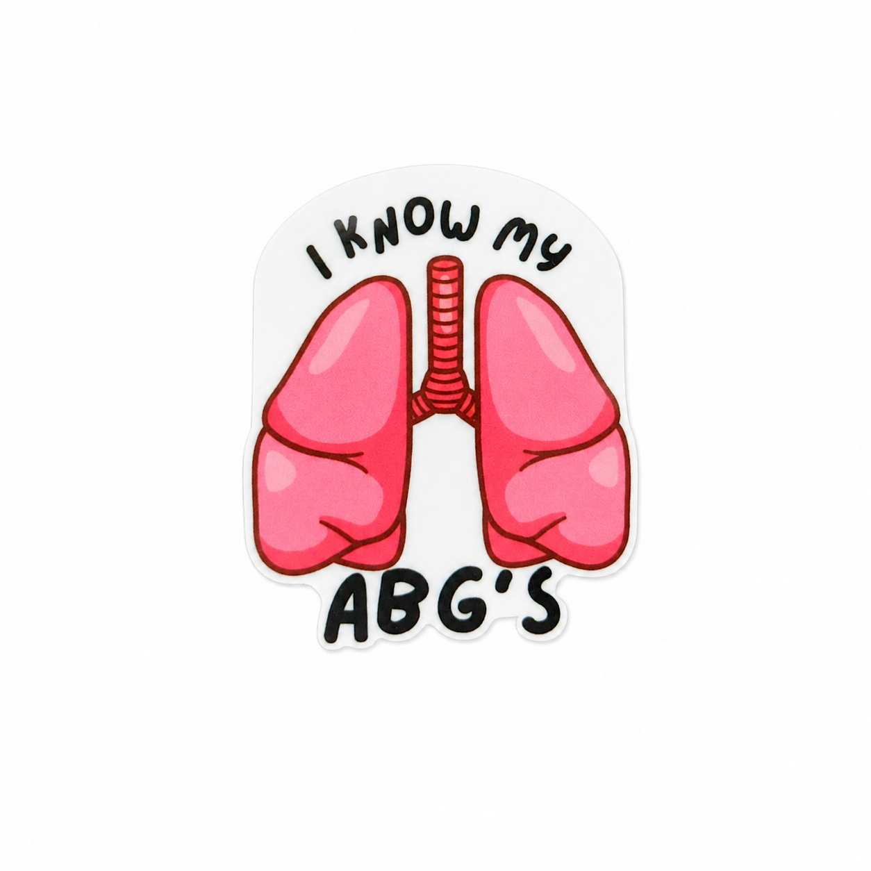 I Know my ABGs | Plastic Add-On - BadgeSmith