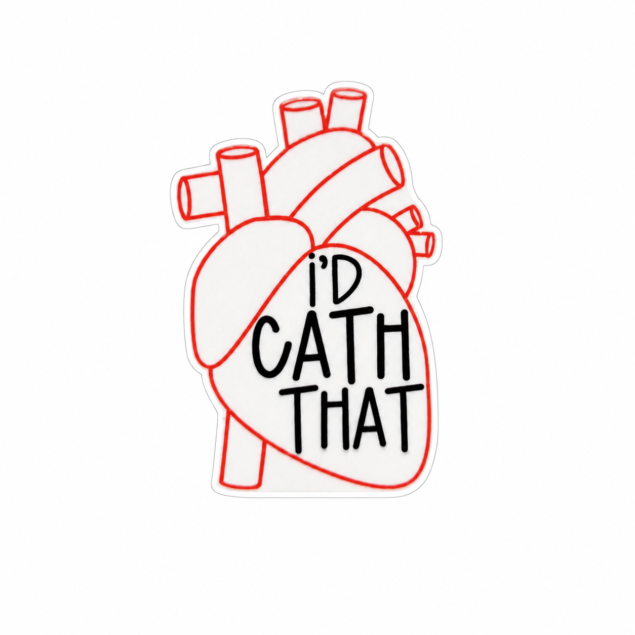 I'd Cath That | Plastic Add-On - BadgeSmith