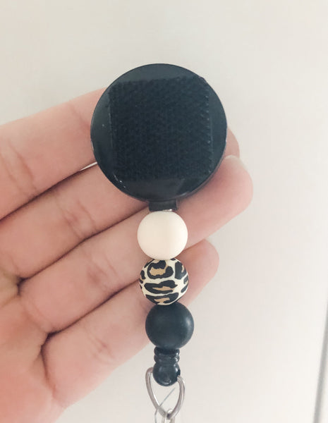 Decorative CHEETAH Interchangeable Badge Reel - BadgeSmith