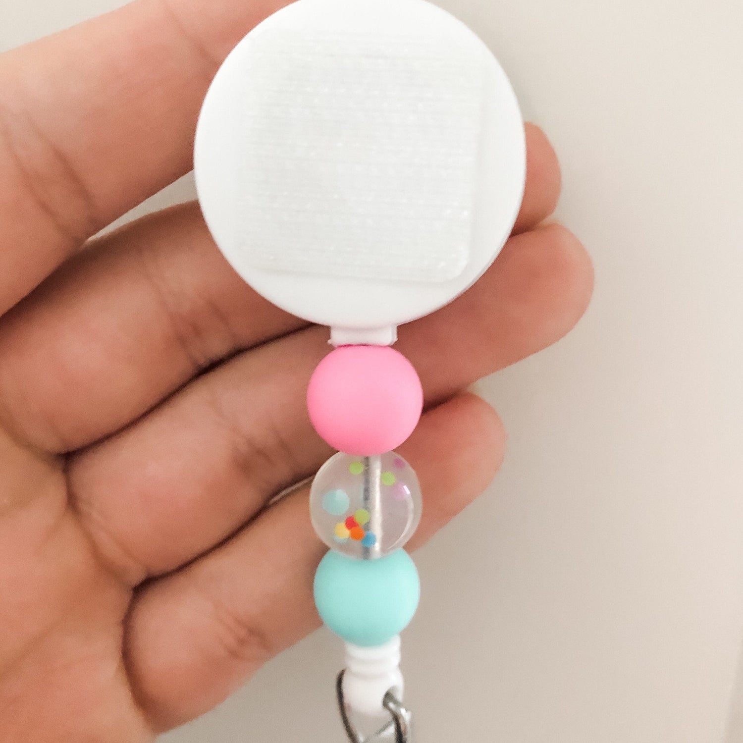 Decorative PARTY Interchangeable Badge Reel