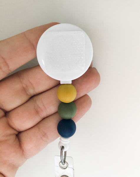 Decorative COLLEGIATE Interchangeable Badge Reel - BadgeSmith