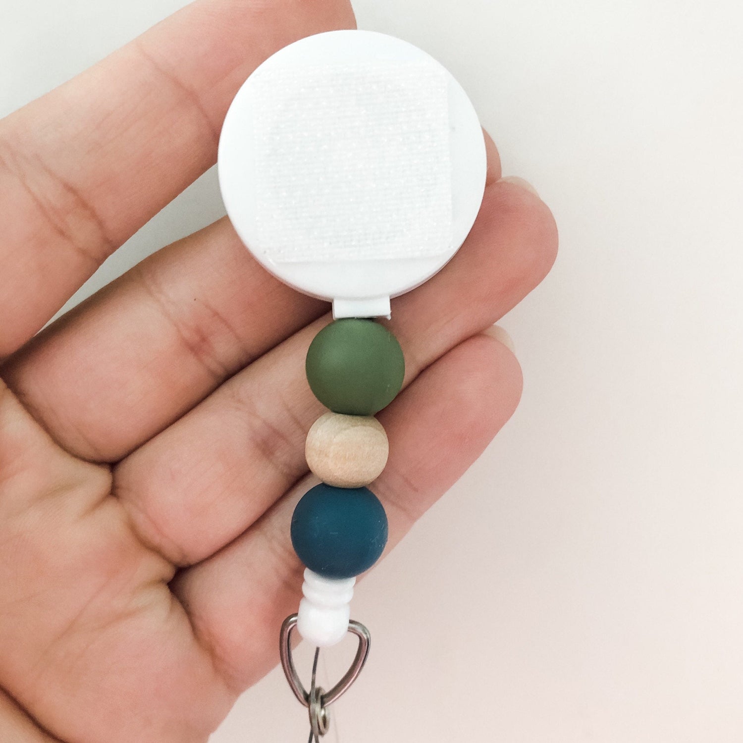 Decorative FALL WOOD Interchangeable Badge Reel