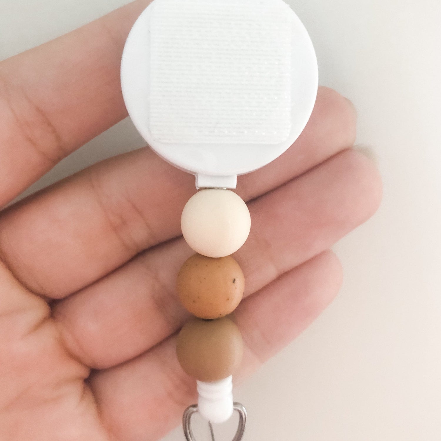 Decorative LATTE Interchangeable Badge Reel