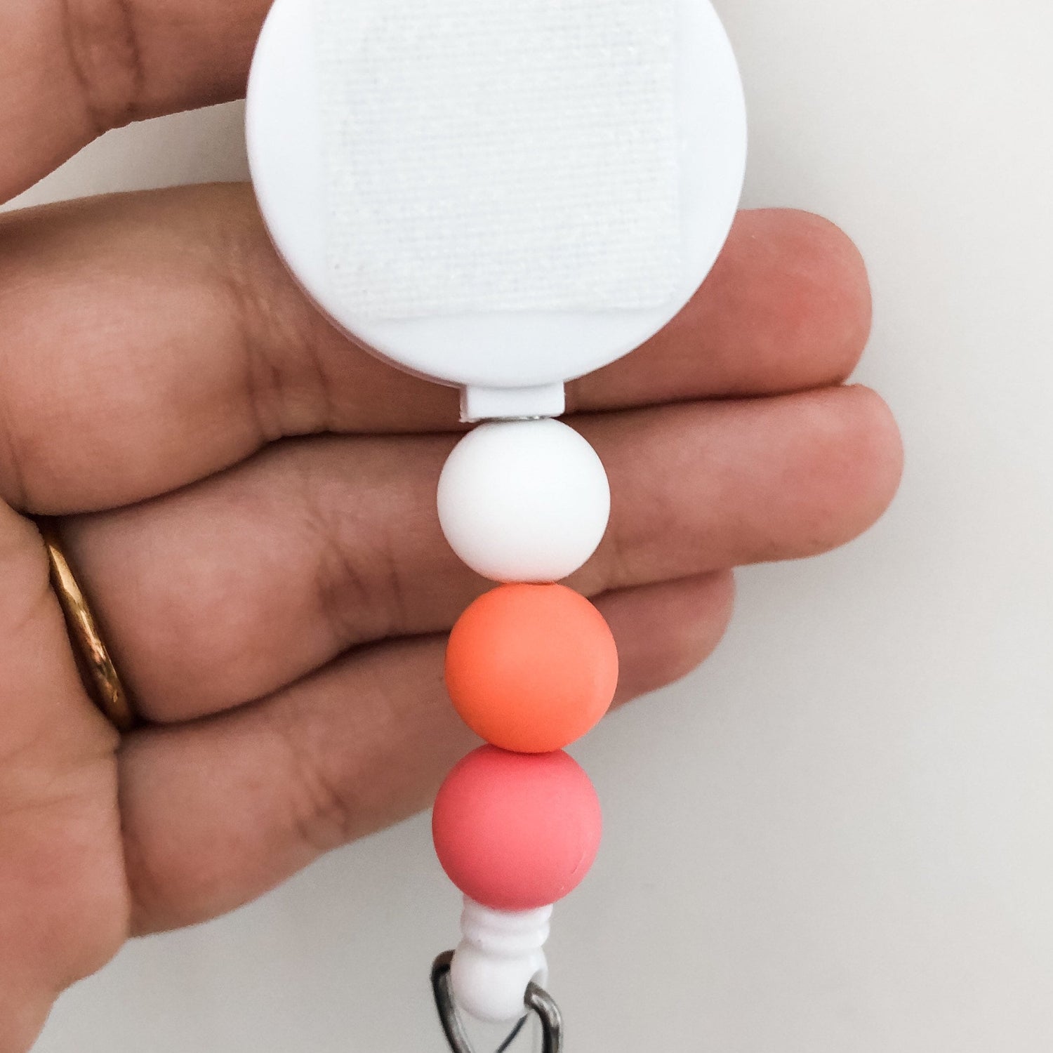 Decorative SALMON Starburst Interchangeable Badge Reel