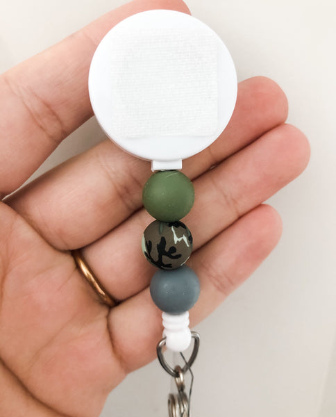 Decorative CAMO Interchangeable Badge Reel - BadgeSmith