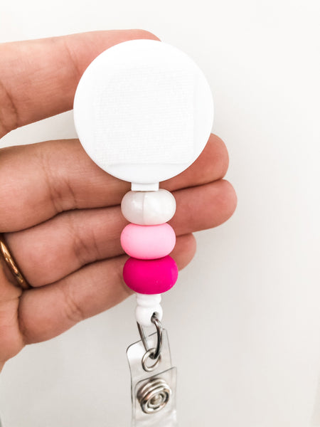 Decorative Valentine’s Day Interchangeable Badge Reel - BadgeSmith