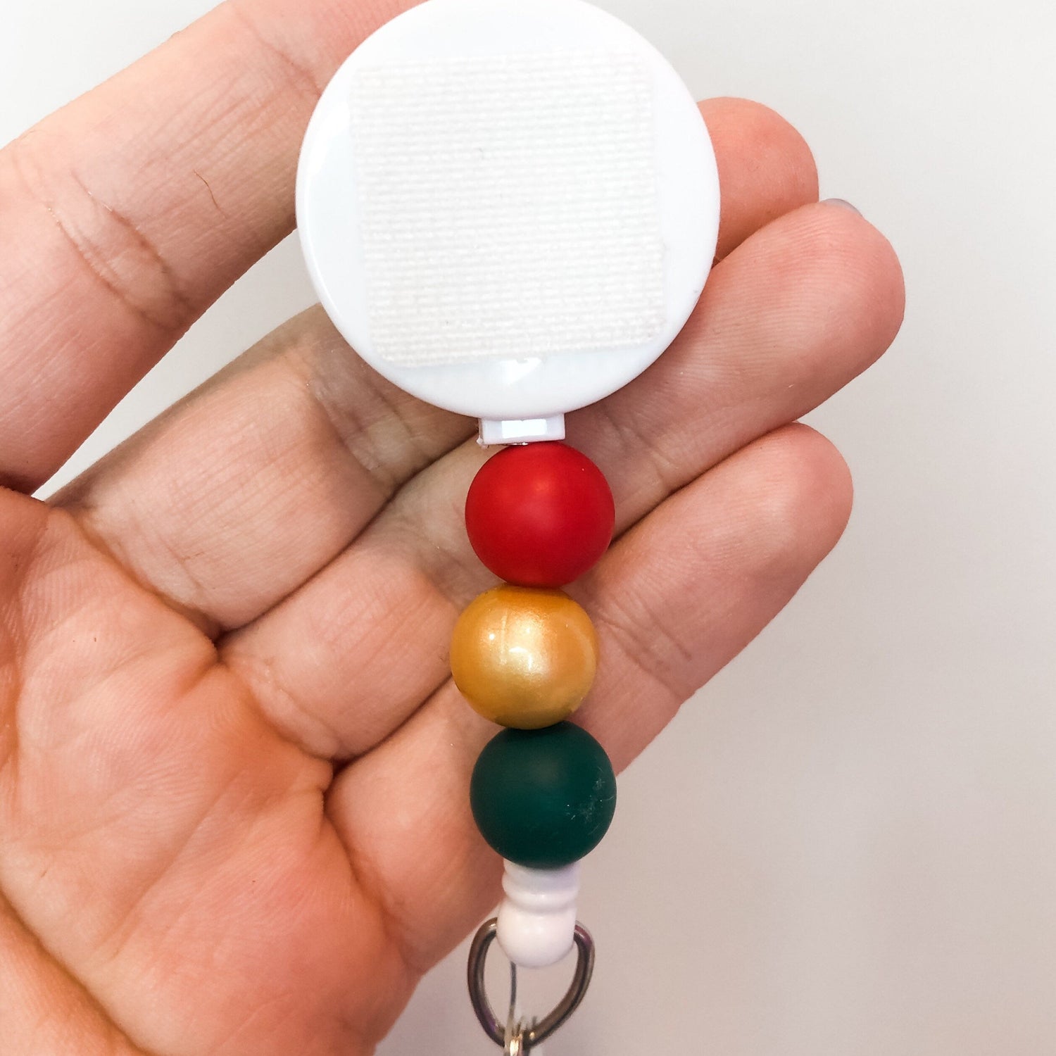 Decorative GOLD CHRISTMAS Interchangeable Badge Reel