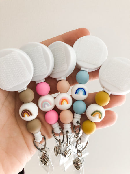 RAINBOW Interchangeable Badge Reel - BadgeSmith