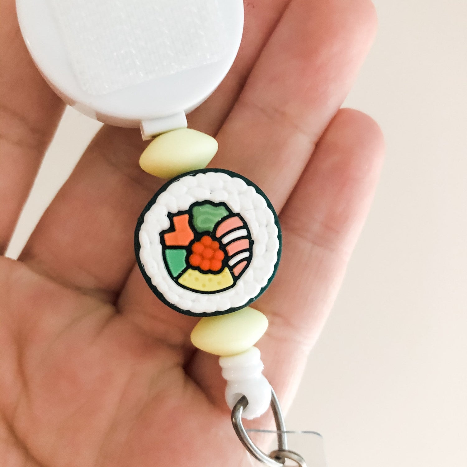 Sushi / Donut Interchangeable Badge Reel