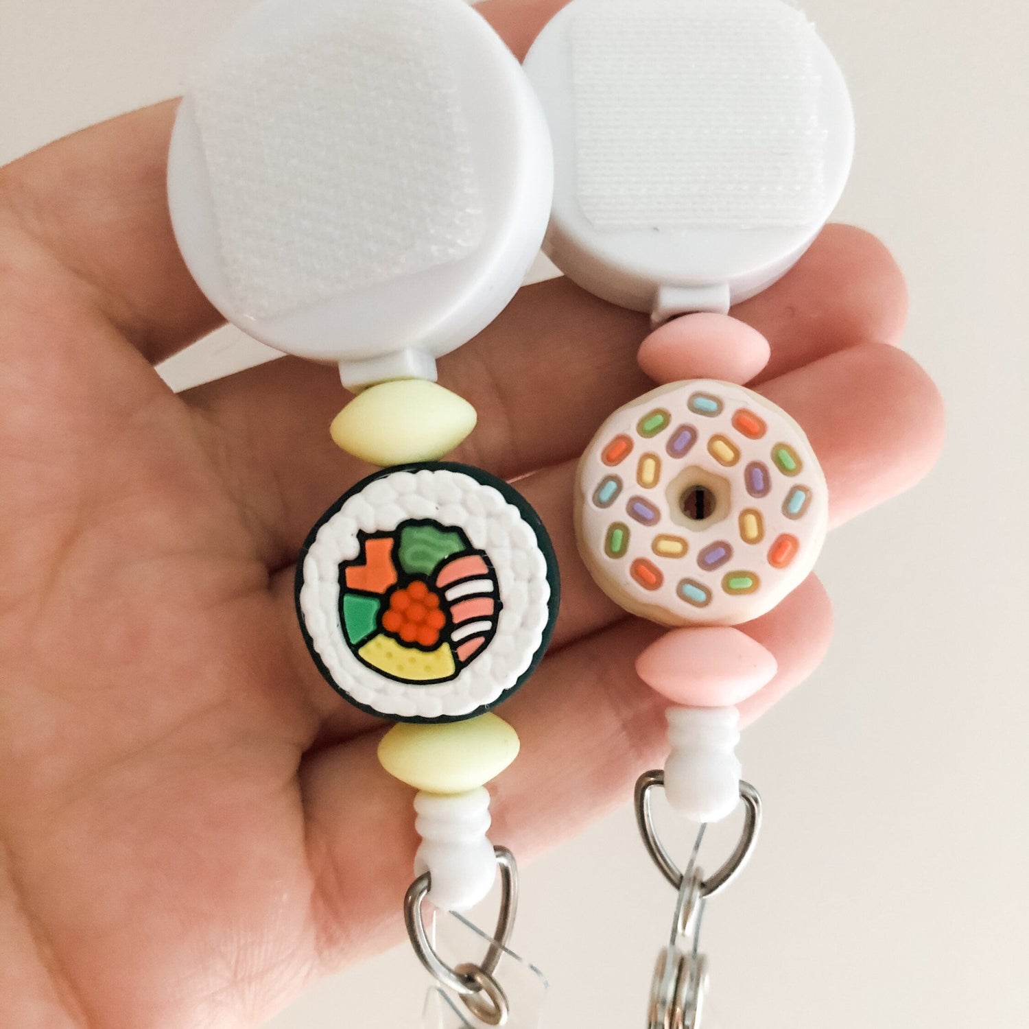 Sushi / Donut Interchangeable Badge Reel