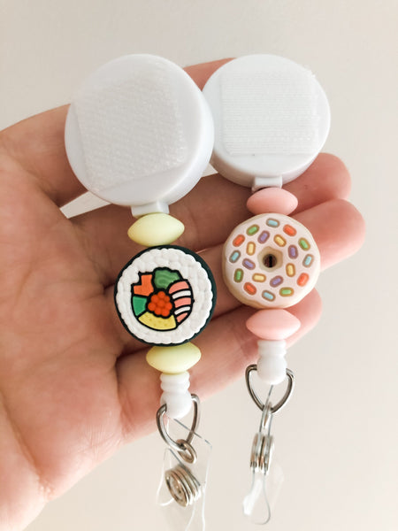 Sushi / Donut Interchangeable Badge Reel - BadgeSmith