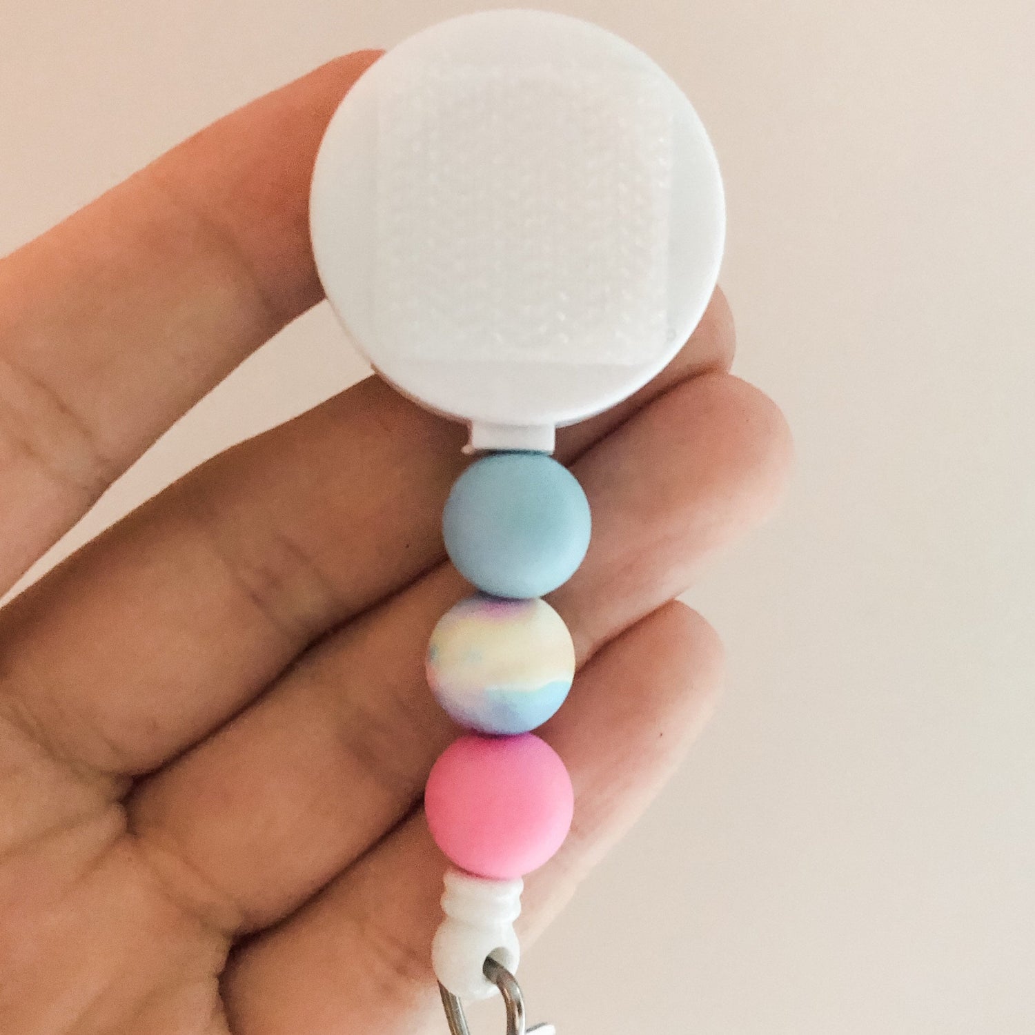 Decorative TIE DYE Interchangeable Badge Reel