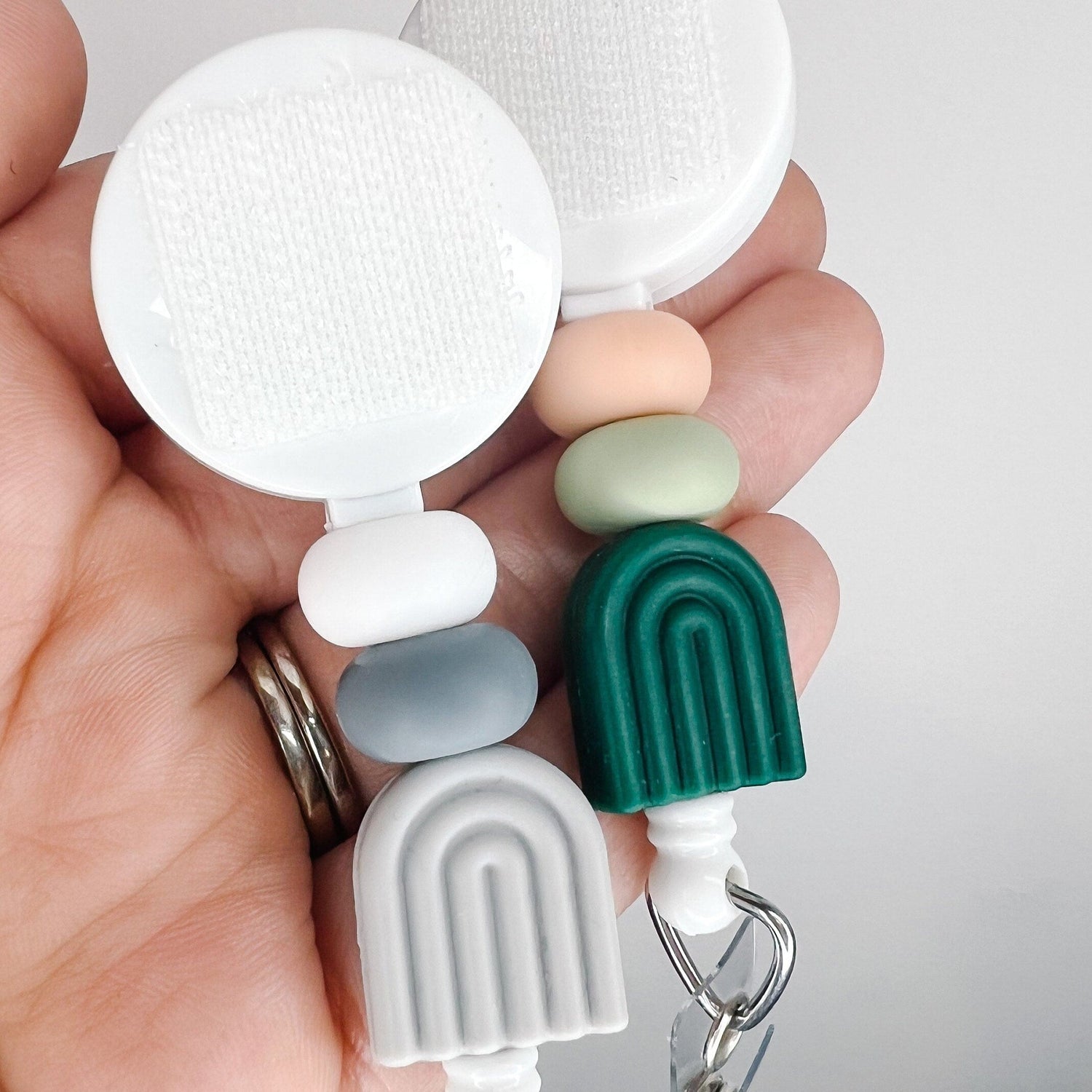 RAINBOW ARCH Interchangeable Badge Reel