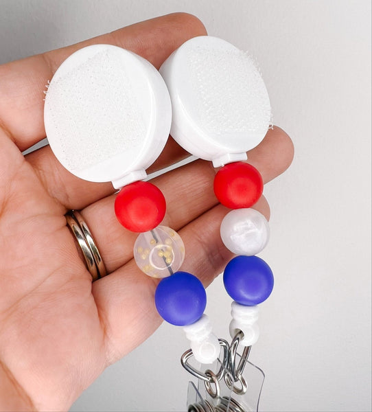 July 4th Interchangeable Badge Reel - BadgeSmith