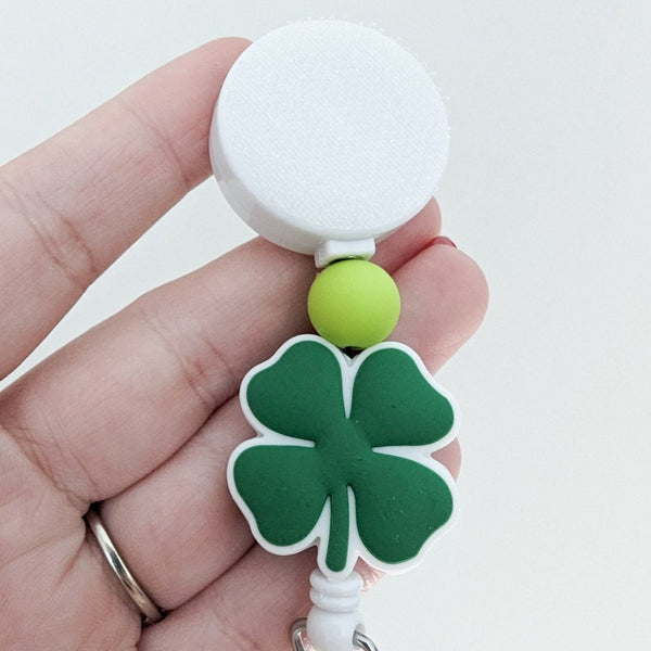 ST PATS Clover Interchangeable Badge Reel - BadgeSmith
