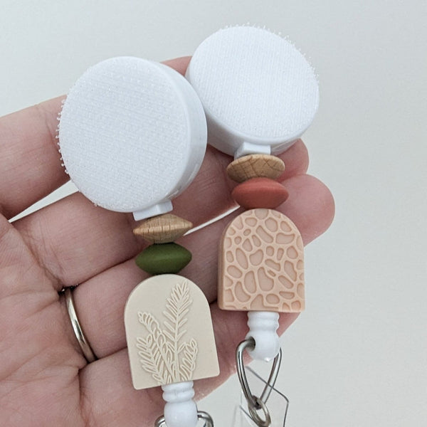 BOHO FLORAL Interchangeable Badge Reel - BadgeSmith
