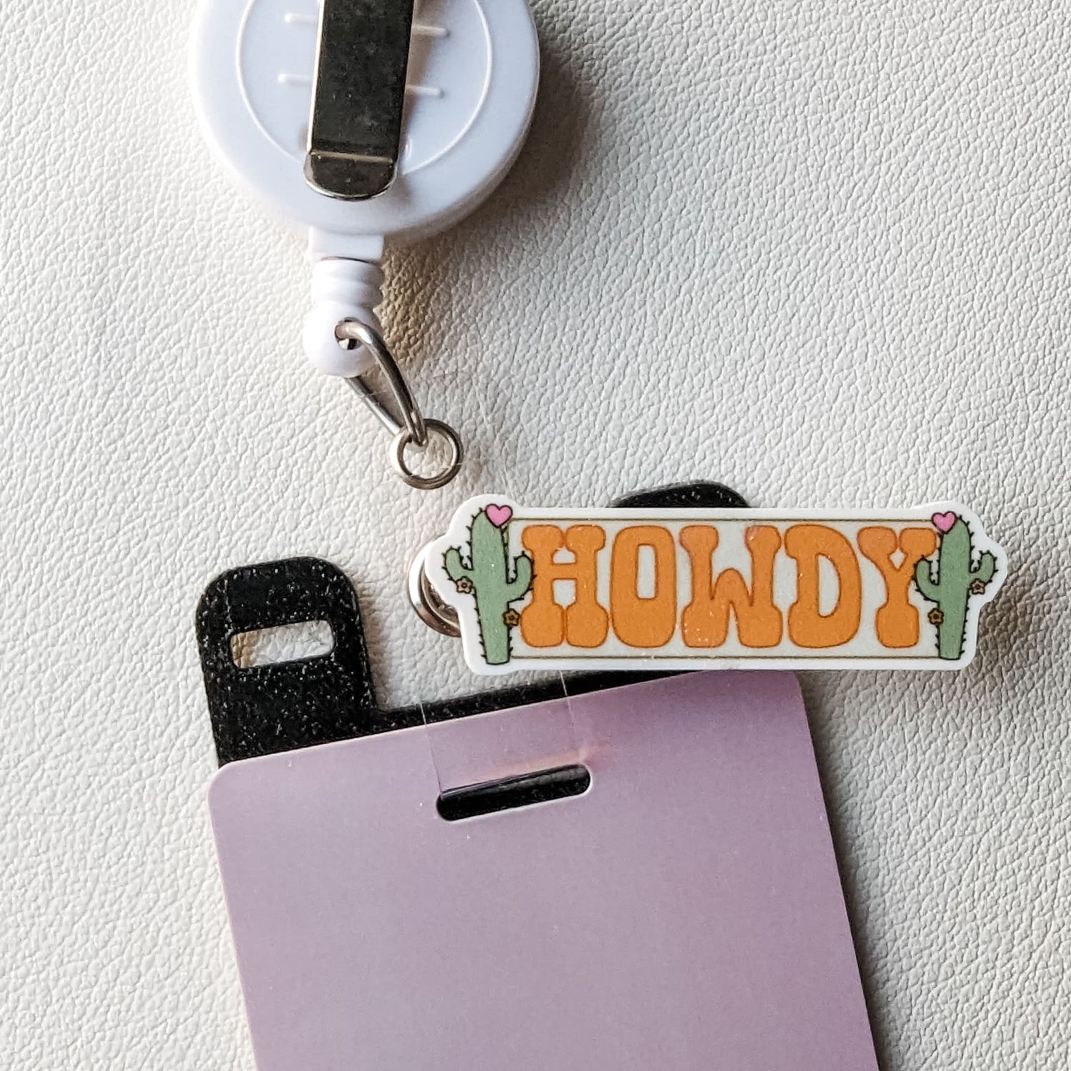 Badge Topper / CHARM COLLECTION - HOWDY - Charm Only