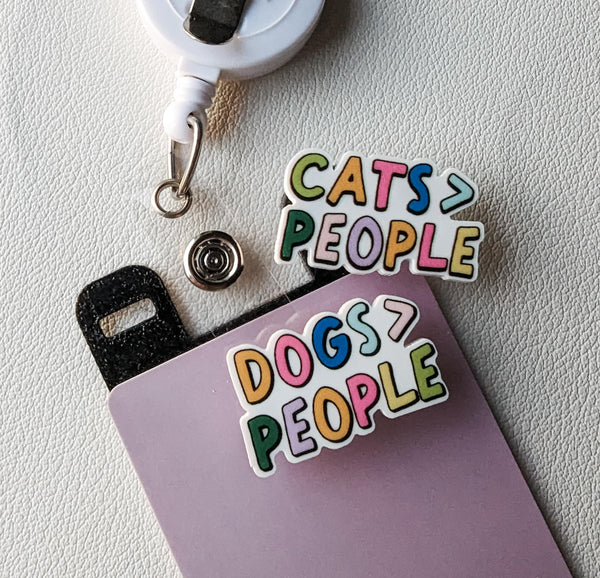 Badge Topper / CHARM COLLECTION - Cats Dogs - Charm - BadgeSmith