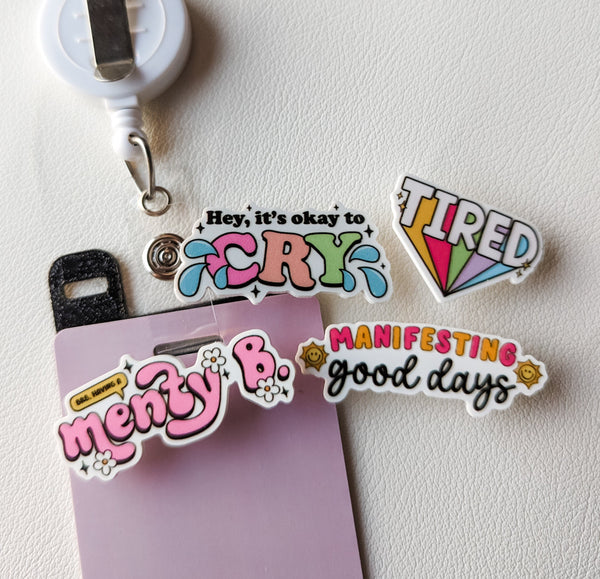 Badge Topper / CHARM COLLECTION - Mental Health - Charm Only - BadgeSmith