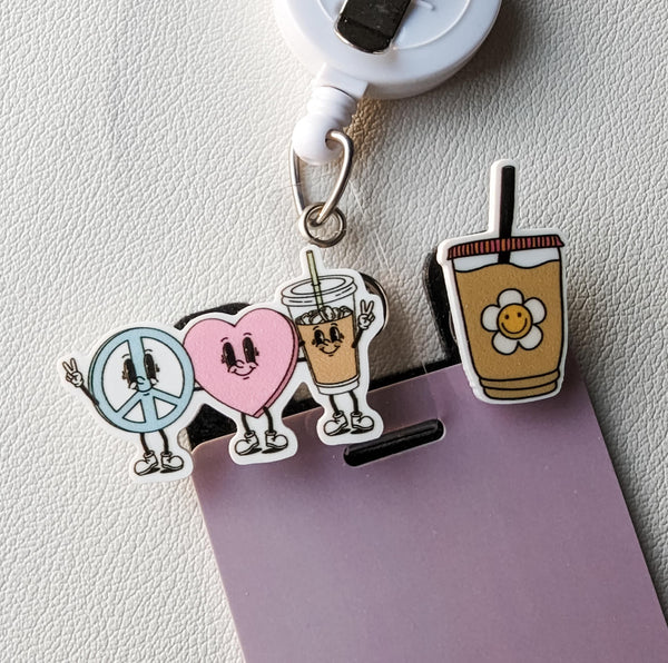 Badge Topper / CHARM COLLECTION - Coffee Lover - Charm Only - BadgeSmith