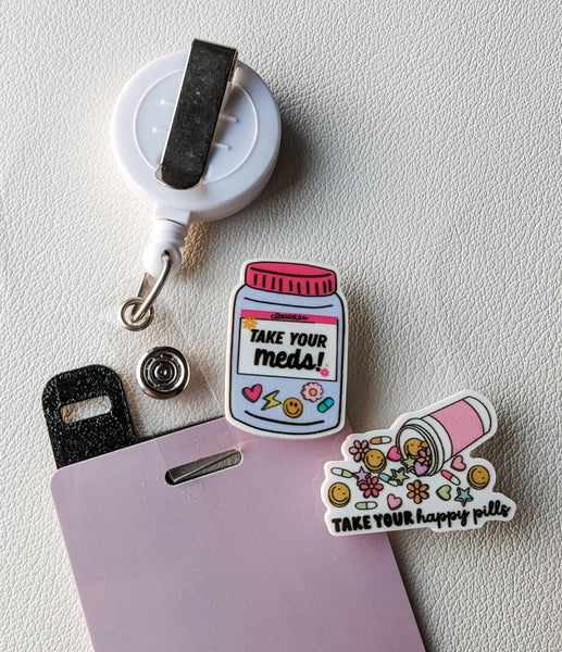 Badge Topper / CHARM COLLECTION - Take Your Pills - Charm Only/ 2C37 - BadgeSmith