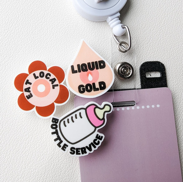 Badge Topper / CHARM COLLECTION - Lactation Mother Baby - Charm Only - BadgeSmith