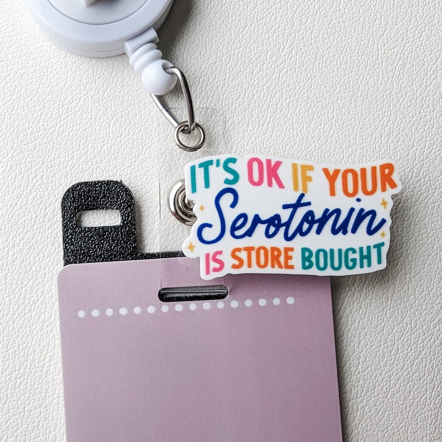 Badge Topper / CHARM COLLECTION - Mental Health Serotonin- Charm Only