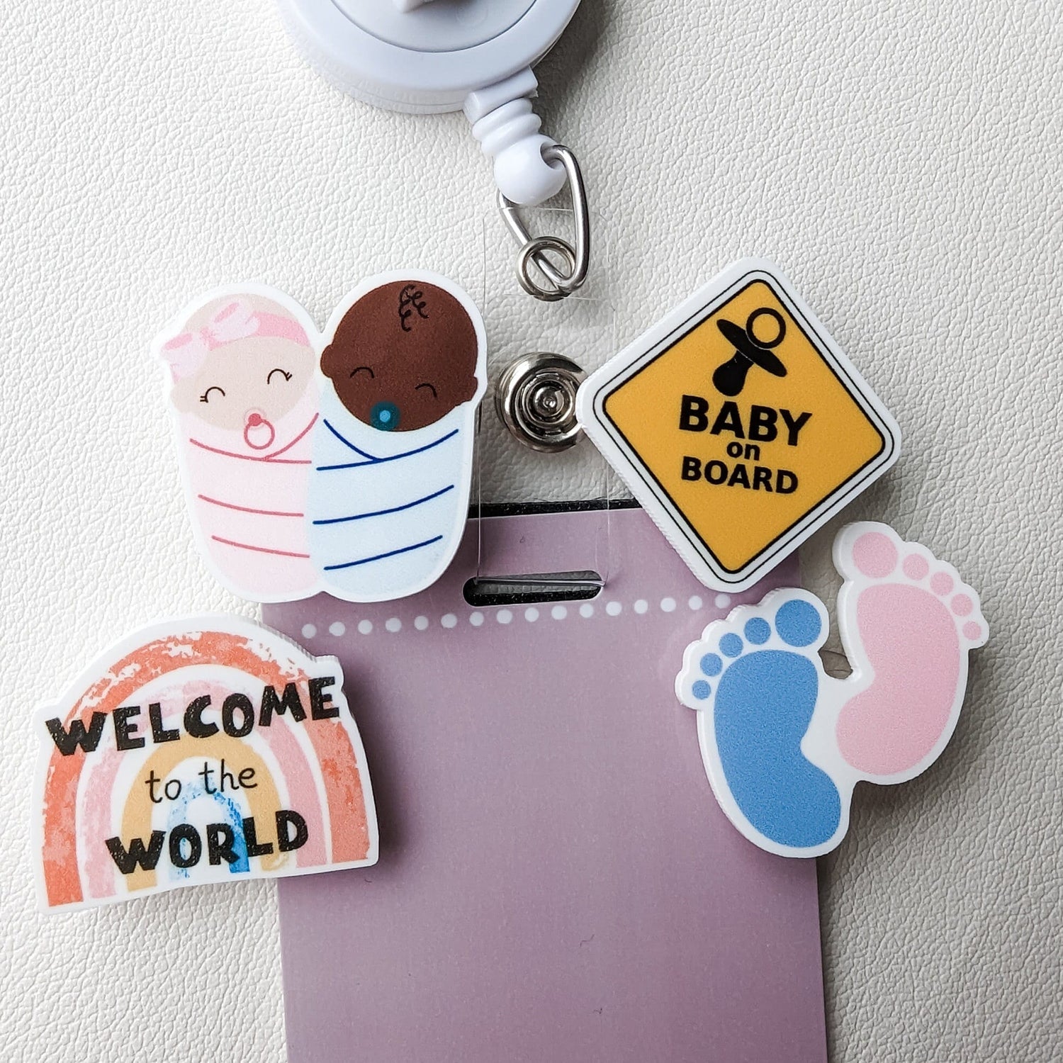 Badge Topper / CHARM COLLECTION - Labor Delivery Mother Baby - Charm Only / 2C31 - BadgeSmith