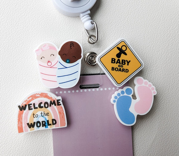 Badge Topper / CHARM COLLECTION - Labor Delivery Mother Baby - Charm Only / 2C31 - BadgeSmith