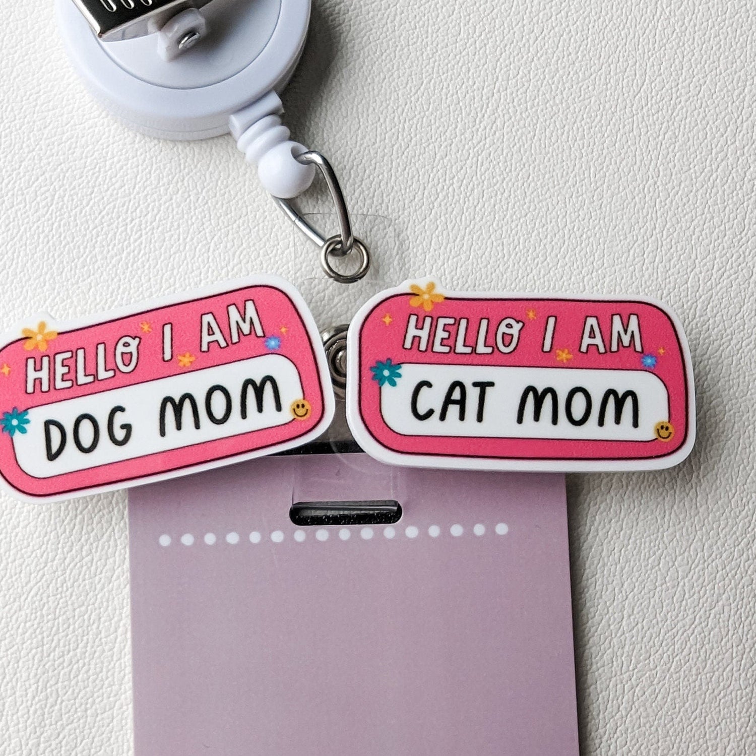 Badge Topper / CHARM COLLECTION - HELLO I am - Charm Only