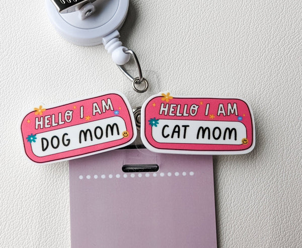 Badge Topper / CHARM COLLECTION - HELLO I am - Charm Only - BadgeSmith
