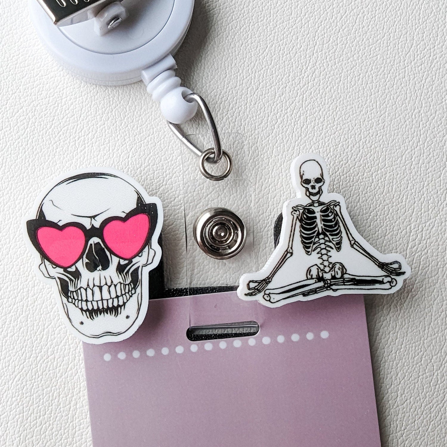 Badge Topper / CHARM COLLECTION - Radiology Skull - Charm Only