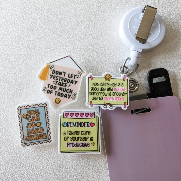 Badge Topper / CHARM COLLECTION - Affirmation - Charm Only - BadgeSmith