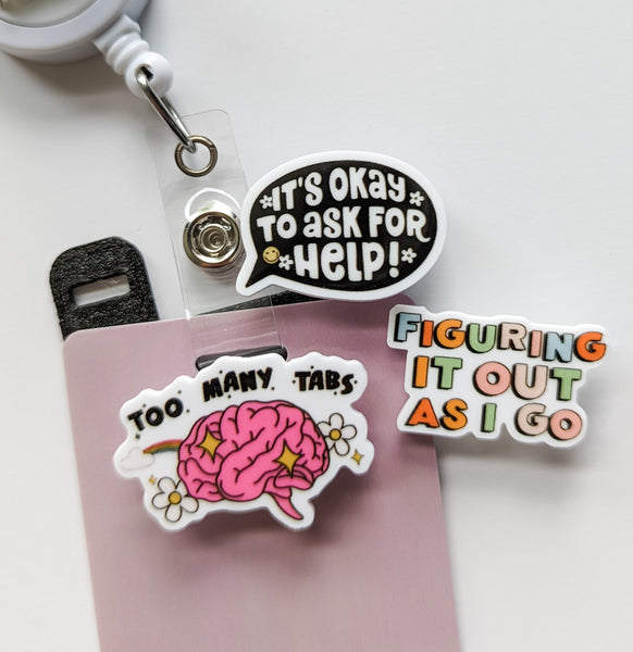 Badge Topper / CHARM COLLECTION - Quote - Charm Only - BadgeSmith