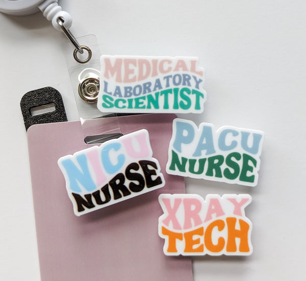 Badge Topper / CHARM COLLECTION - Profession/ Specialty - Charm Only - BadgeSmith