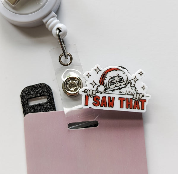 Badge Topper / CHARM COLLECTION - I Saw That - Charm Only - BadgeSmith