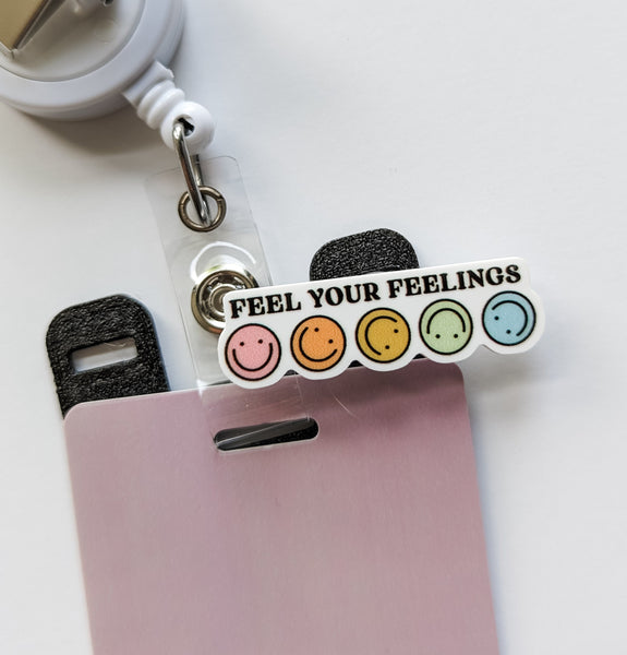 Badge Topper / CHARM COLLECTION - Feel your Feelings - Charm Only - BadgeSmith