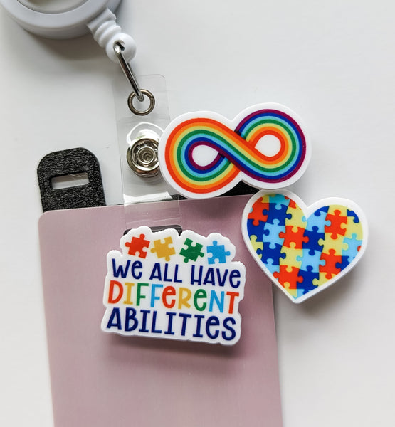 Badge Topper / CHARM COLLECTION - Autism Awareness - Charm Only - BadgeSmith