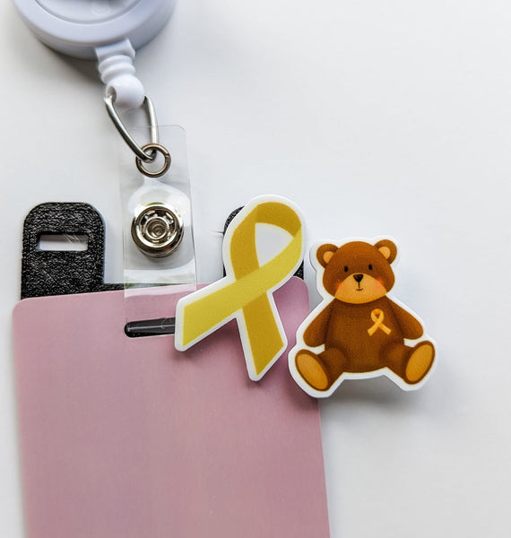 Badge Topper / CHARM COLLECTION - Childhood Cancer Awareness - Charm Only / 1C21 - BadgeSmith