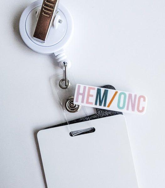 Badge Topper / CHARM COLLECTION - oncology - Charm Only - BadgeSmith