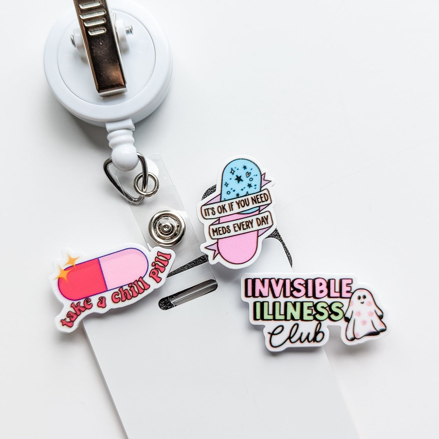 Badge Topper / CHARM COLLECTION - Medical Pill / Charm ONLY / 1C20